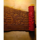 Enb Ceramic15 cm Seramik-Polimer Kil-Kurabiye-Pastacılık Doku Rulosu Desen Oklavası - 1 Adet