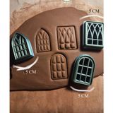 Enb Ceramic5 cm Pencere Seramik & Polimer Kil & Kurabiye Kalıbı - 1