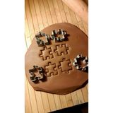 Enb Ceramic5x4 cm Puzzle 4 Parça Seramik&polimer Kil& Kurabiye Kalıbı - 1