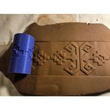 Enb Ceramic8 cm Bereket Sembolü Seramik&polimer Kil Desen Oklavası Doku Rulosu - 1