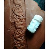 Enb Ceramic8 cm Doku Silindiri Sümer Antik Silindir Mühür Seramik Polimer Kil Desen Oklavası-Sümer6 - 1 Adet