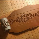 Enb CeramicEli Belinde Motifi Seramik&polimer Kil Desen Doku Oklavası Merdanesi- Elibelinde - 1
