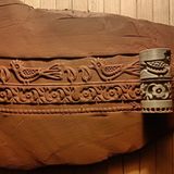 Enb CeramicGürcü Süsü 6 cm Antik Merdane Doku-Desen Rulosu Seramik&polimerkil-Gürcü - 1