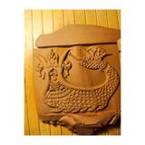 Enbceramic 10 CM ŞAHMERAN DOKU RULOSU DESEN OKLAVASI