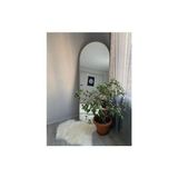 Enc Home Ayaklı Boy Aynası – Şık Metal Çerçeveli, Oval Tasarımlı 180 x 50 cm Dekoratif Salon ve Yatak Odası Modeli