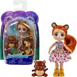 Enchantimals Minik Kız Kardeşler Bexie Bear Oyuncak Araba 10 cm Kız Çocuklar İçin