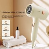 Enchen Air 7 1800 Watt Negatif Iyonik Teknoloji 3 Sıcaklık Modlu Saç Kurutma Makinesi - Açık Bej