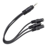 Enco Store Kulaklık Mikrofon Çoklayıcı 3 Port 3.5 mm Splitter Çevirici Dönüştürücü Adaptör PM-4871 - Çok Renkli