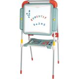 Enco Store Metal Ayaklı Çift Taraflı Manyetik Yazı TAHTASI 7600410207 - Çok Renkli