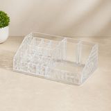Enco Store Mika Kristal 16 Bölmeli Makyaj Organizer 12.5X22X7.7 cm - Çok Renkli