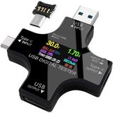 Enco Store PM-26611 USB Tester Voltmetre Ampermetre Akım Göstergesi Multimetre Test Cihazı Otg Destekli - Çok Renkli