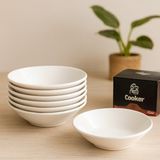 Enco Store Porselen Çay Tabağı 6'lı Set - Belirtilmemiş - Renkli