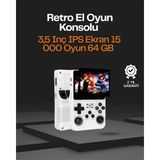 Enco Store Taşınabilir Retro Oyun Konsolu – 15.000 Oyun, 64 GB Depolama, IPS Ekran