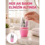 Enco Store Tırnak Bakım Manikür Pedikür Seti 4 Parça Pembe Pratik Günlük Kullanım Yeni Nesil - Çok Renkli