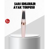 Enco Store USB Şarjlı Ayak Törpüsü Nasır Temizleyici Elektrikli - Çok Renkli