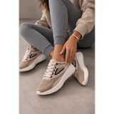 Encool Kadın Kahverengi Sneaker Spor Ayakkabı Hafif Rahat Günlük Yürüyüş Ayakkabısı | Casual Spor Ayakkabı