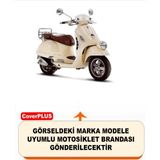 Encover Vespa Gtv 250 Ie Reflektörlü Gri (Arka Çanta Uyumlu) Motosiklet Brandası,motor Branda Motor Örtüsü (Güvenlik Kilidi ve Bağlantı Tokalı) - Gri - Reflektörlü Çanta UYUMLU