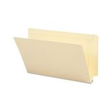 End Tab Dosya Klasörü, Güçlendirilmiş Düz Kesim Tab, 1-1/2 "genişletme, Yasal Boyut, Manila, Kutu Başına 50 (27275) - standart
