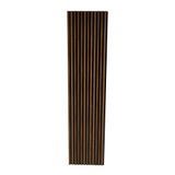 ENDA HOME COLLECTION Akustik MDF Duvar Paneli Akupanel Duvar Dekor Profili Ses Yalıtım ve Dekor Çıtası 61x278 cm Ceviz