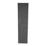 ENDA HOME COLLECTION Akustik MDF Duvar Paneli Akupanel Duvar Dekor Profili Ses Yalıtım ve Dekor Çıtası 61x278 cm Gri