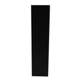 ENDA HOME COLLECTION Akustik MDF Duvar Paneli Akupanel Duvar Dekor Profili Ses Yalıtım ve Dekor Çıtası 61x278 cm Siyah