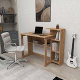 ENDA HOME COLLECTION SAYE 5 Raflı Kitaplıklı Çalışma Masası (Çam)