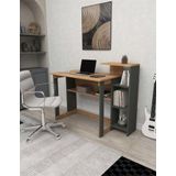 Enda Home SAYE 5 Raflı Kitaplıklı Çalışma Masası - Çam - Antrasit