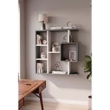 Enda Home Yegane Çift Kullanımlı Duvar Rafı / Mini Kitaplık