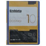 Enddata Ön Cepli Sunum Dosyası 10'lu Mavi 1210-1
