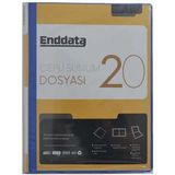 Enddata Ön Cepli Sunum Dosyası 20'li Mavi 1220-1