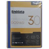 Enddata Ön Cepli Sunum Dosyası 30'lu Mavi 1230-1