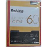 Enddata Ön Cepli Sunum Dosyası 60'lı Kırmızı 1260-2