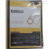 Enddata Ön Cepli Sunum Dosyası 60'lı Siyah 1260-3