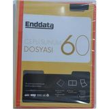Enddata Ön Cepli Sunum Dosyası 60'lı Turuncu 1260-18