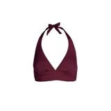 Endeep Kadın Boyundan Bağlamalı Bordo Bikini Üstü