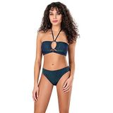 Endeep Kadın Boyundan Bağlamalı Simli Straplez Bikini Takımı