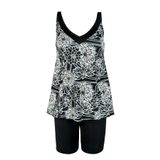 Endeep Kadın Çiçek Desenli Tankini Takımı