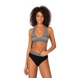 Endeep Kadın Desenli Boyundan Bağlamalı Bikini Takımı