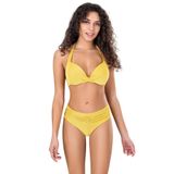 Endeep Kadın Düğüm Detaylı Destekli Hardal Bikini Takımı