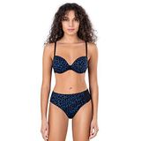 Endeep Kadın Leopar Desenli Destekli Bikini Takımı