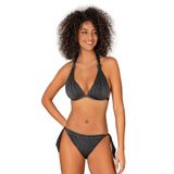 Endeep Kadın Siyah Simli Yarım Dolgulu Bikini Takımı