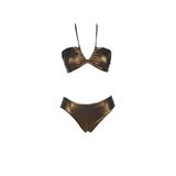 Endeep Kadın Tünelli Metalik Kahverengi Bikini Takımı