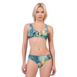 Endeep Kadın U Detaylı Desenli Toparlayıcı Bikini Takımı