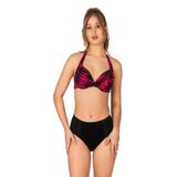 Endeep Kadın Yaprak Desenli Destekli Bikini Takımı