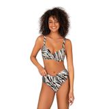 Endeep Kadın Zincir Desenli Toparlayıcı Yüksek Bel Bikini Takımı