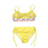 Endeep Kız Çocuk Püskül Detaylı Sarı Bikini Takımı