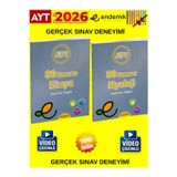Endemik 2026 Ayt Kimya 30-Biyoloji 30 Sayısal Deneme Seti(2 Kitap)+Android Kalem