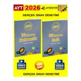 Endemik 2026 Ayt Matematik 12-Fizik 30 Sayısal Deneme Seti(2 Kitap)+Tablet Kalem