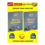 Endemik 2026 Ayt Matematik 12-Kimya 30 Sayısal Deneme Seti(2 Kitap)+Android Kalem