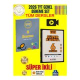 Endemik Tyt 8Li Tüm Dersler Genel Deneme Set+Eyted 2026 Tyt Tüm Ders Süper Karma 6 Deneme